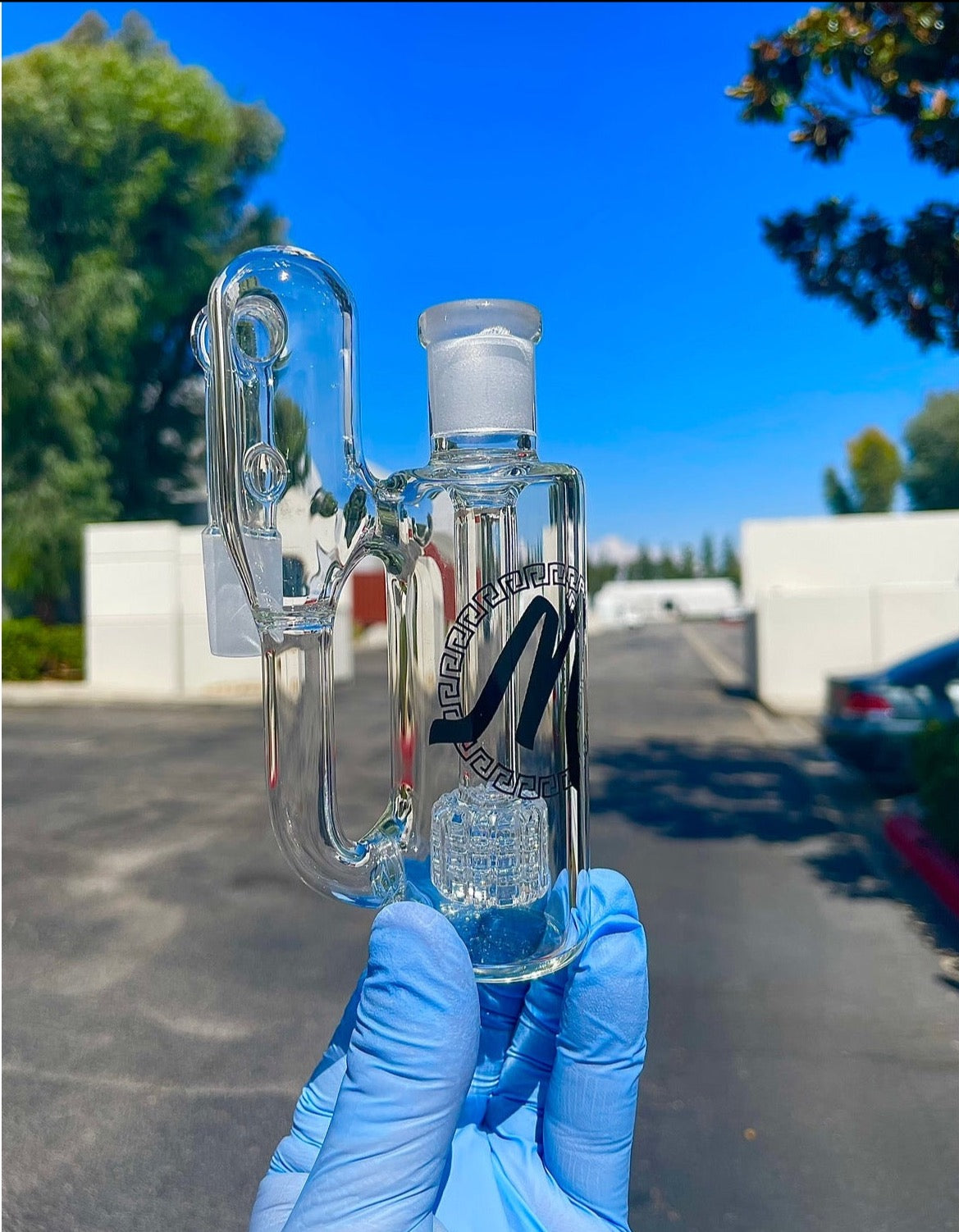 (Monark Matrix Set) 15" Beaker and Ash-catcher combo