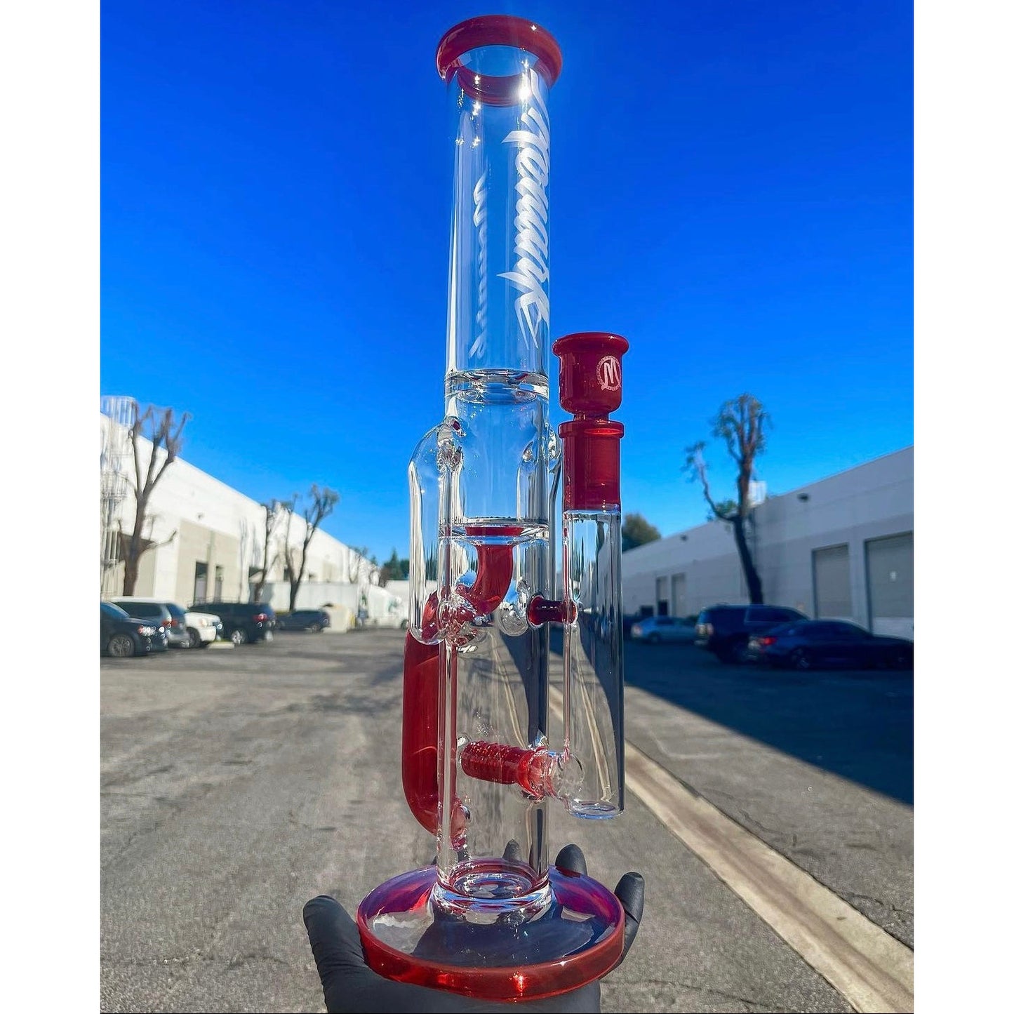 New Monark Double uptake tube Recycler for Flower