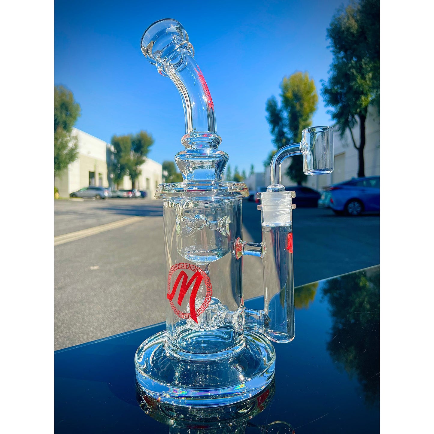 Monark Heavy Circ Perk Insycler Dab Rig.