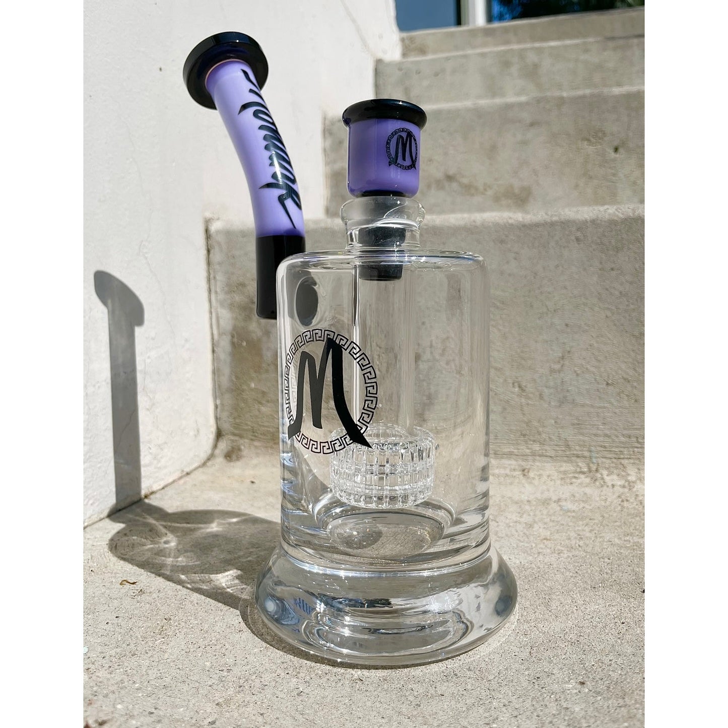 Monark Heavy Pounder Bubbler with Monark signature Screen bowl