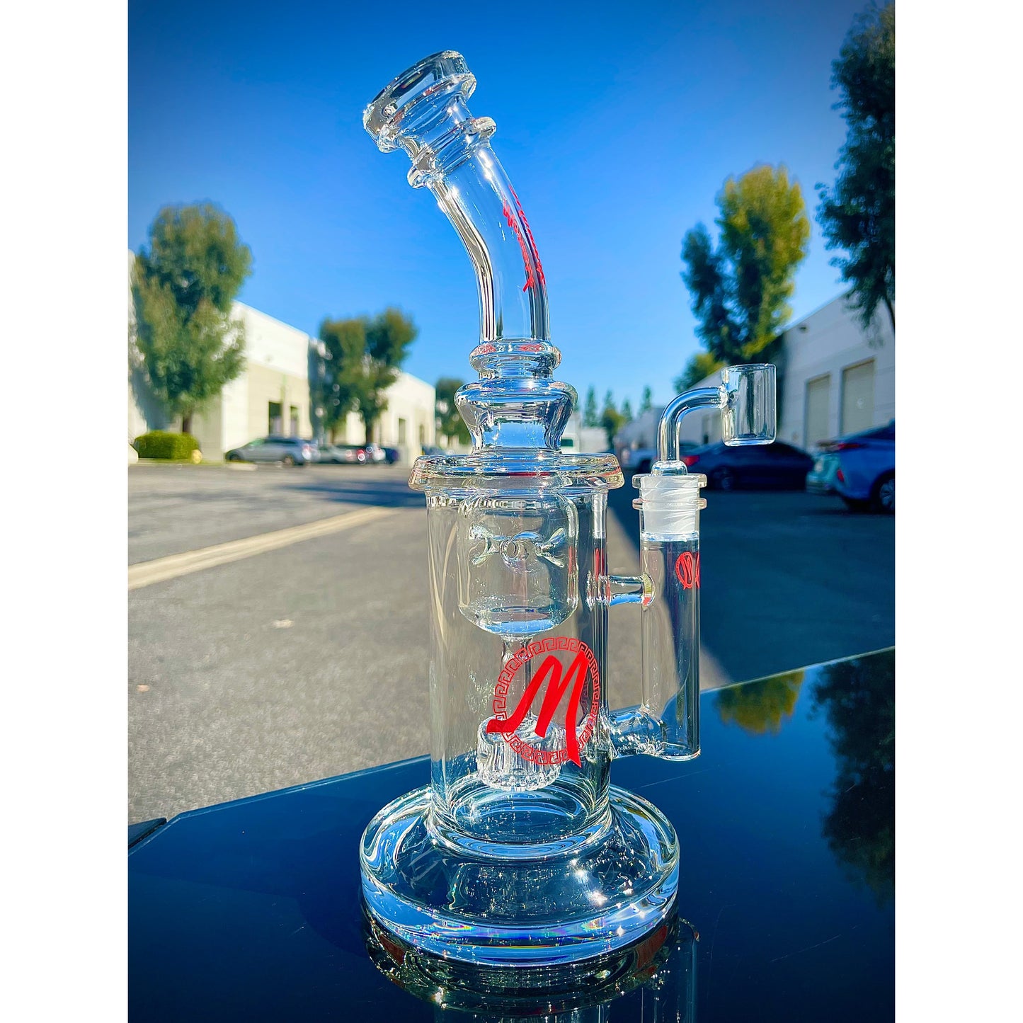 Monark Heavy Circ Perk Insycler Dab Rig.