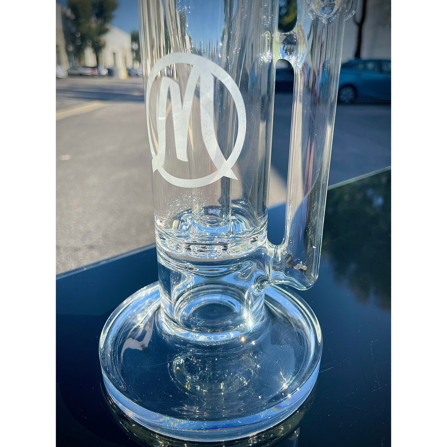 Monark Splashless Straight Ratchet Waterpipe/Dab Rig.