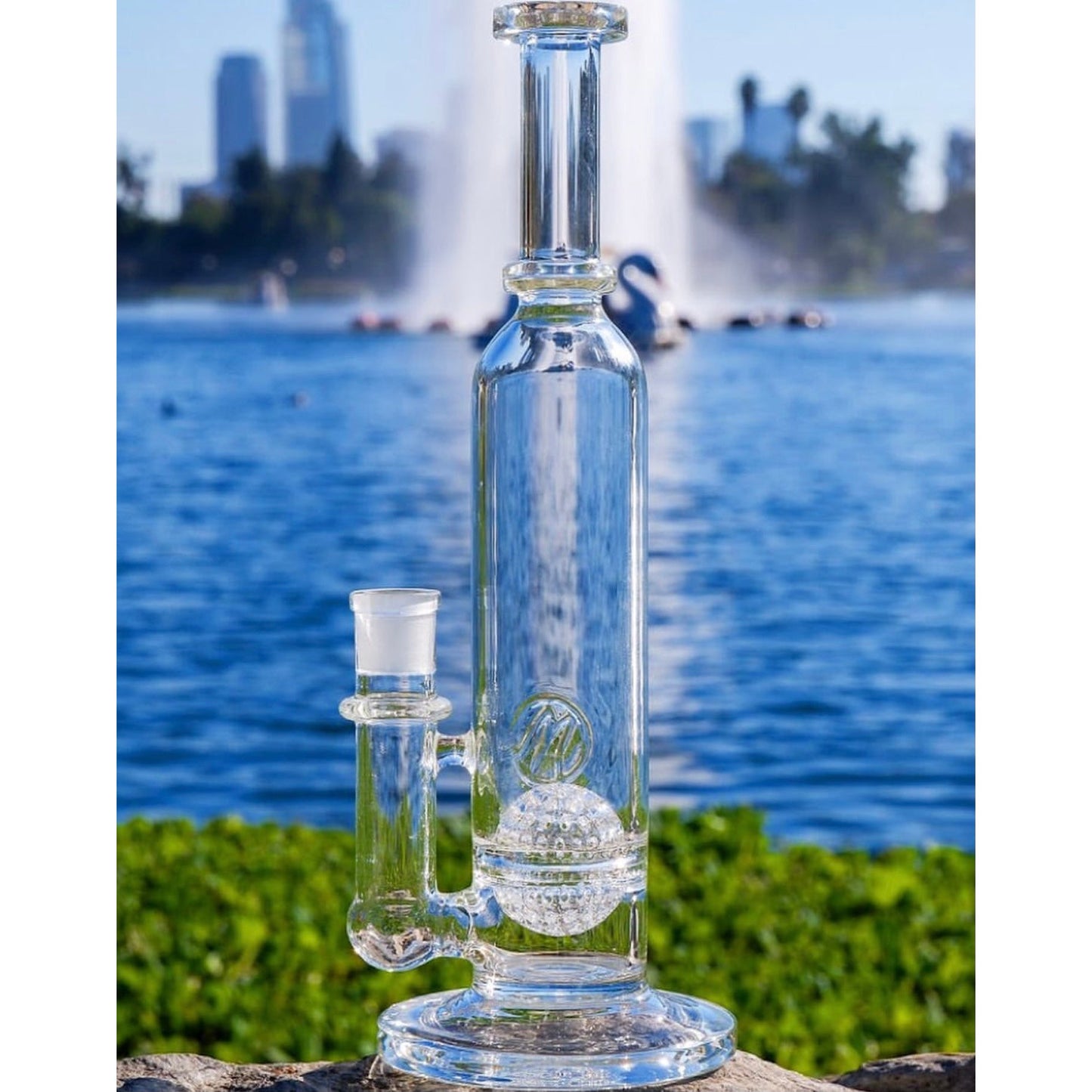 Monark 12” 50mm Ball Perc waterpipe