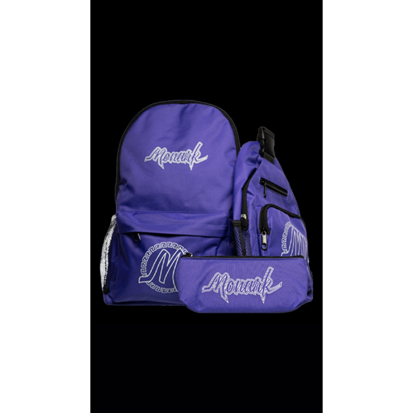 Monark Backpack, Sling bag and padded pipe pouch Set