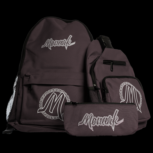 Monark Backpack, Sling bag and padded pipe pouch Set