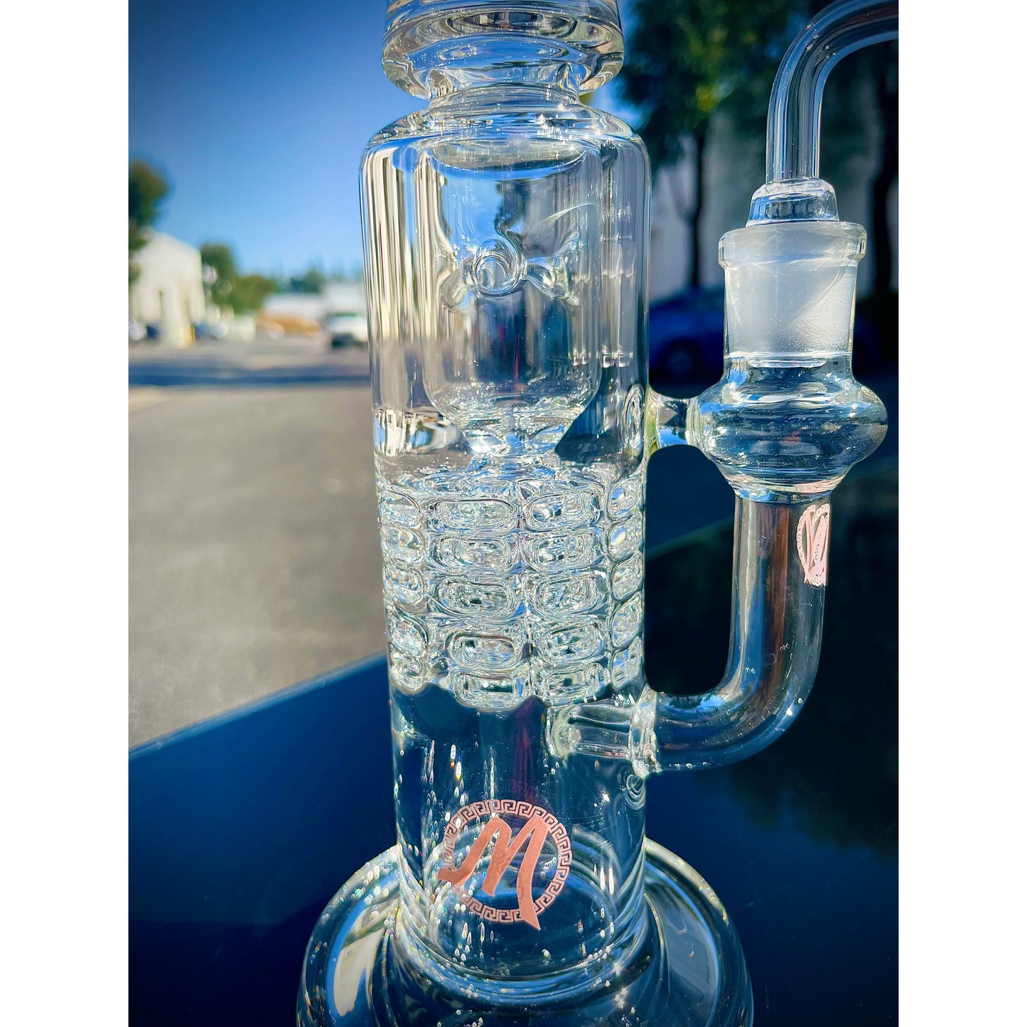 Monark 5 Stack Ratchet Insycler Dab Rig.