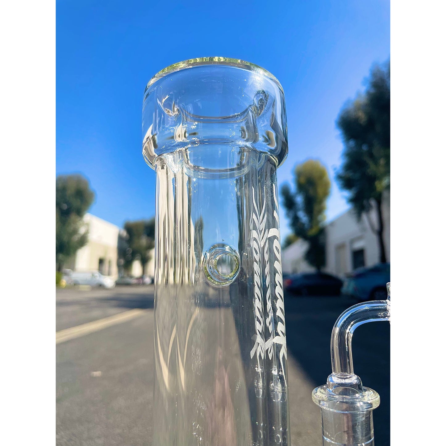Monark Splashless Straight Ratchet Waterpipe/Dab Rig.