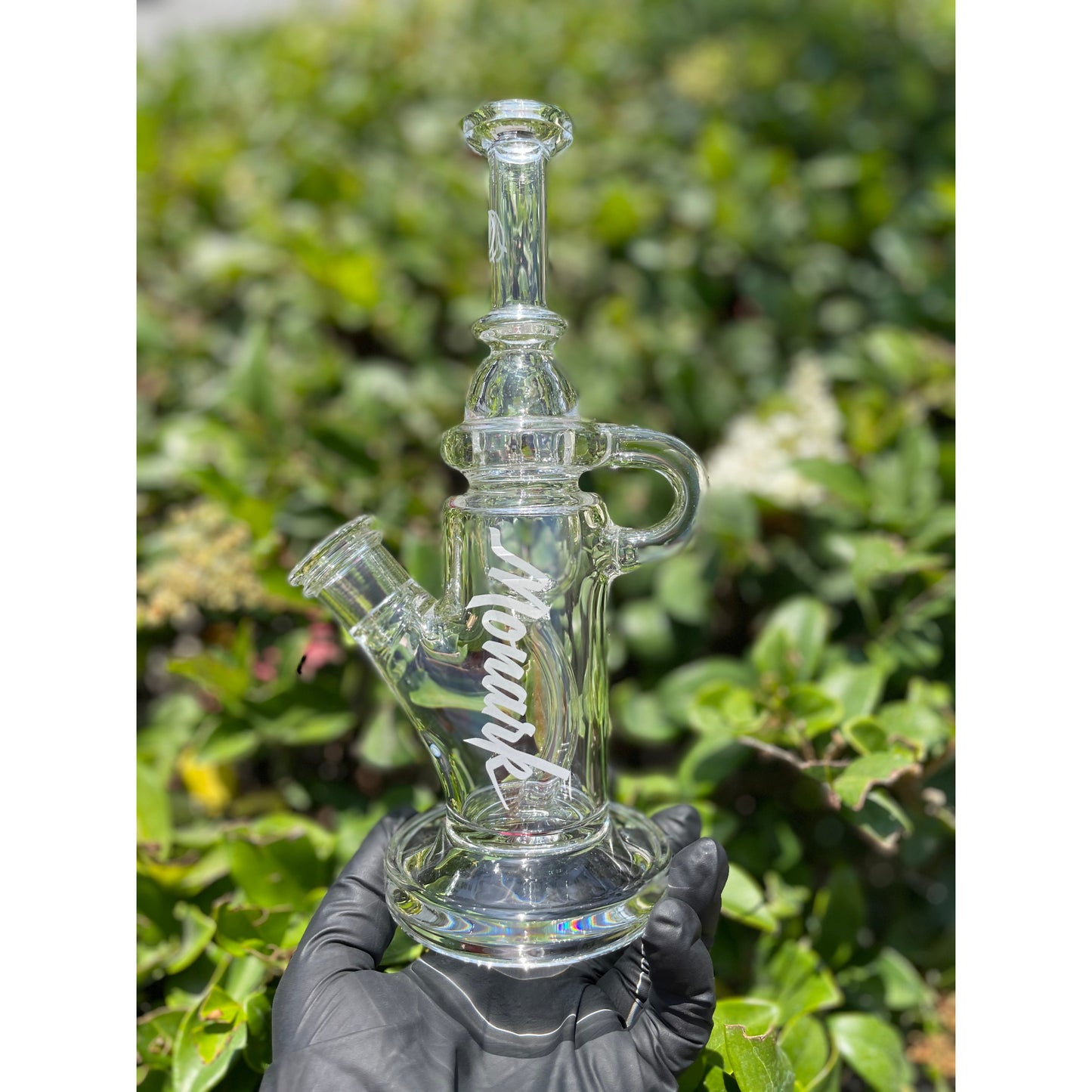 New Monark Insycler Dab Rig with 14mm male 45 degree flat top banger.