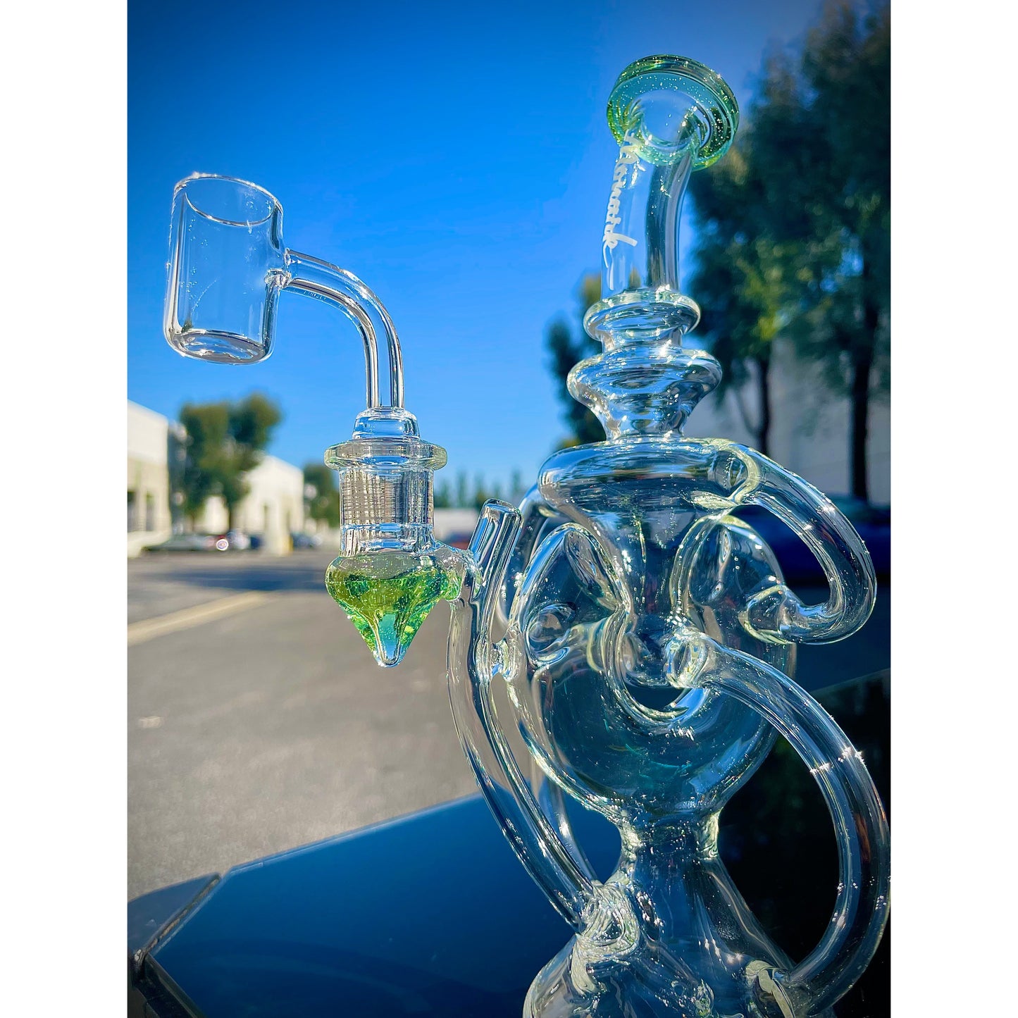 Monark Wu - Recycler with 14mm Female fitting